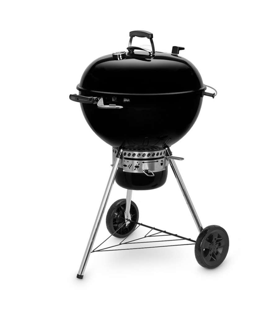 WEBER Barbecue a Carbone Master-Touch Nero 57 cm - Griglia Incernierata