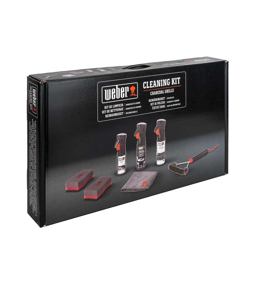 WEBER Kit di Pulizia per Barbecue a Carbone - Accessori per Grigliare