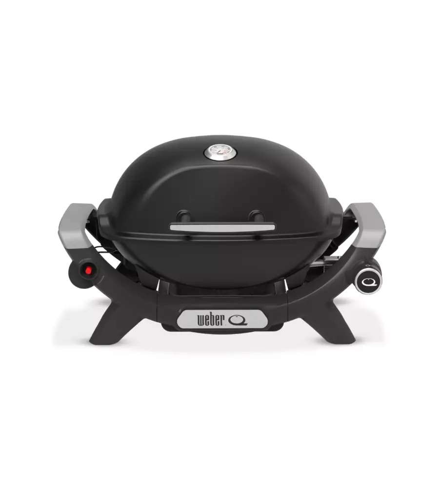 WEBER Barbecue a Gas Portatile Nero Q1100N - Ideale per Balconi