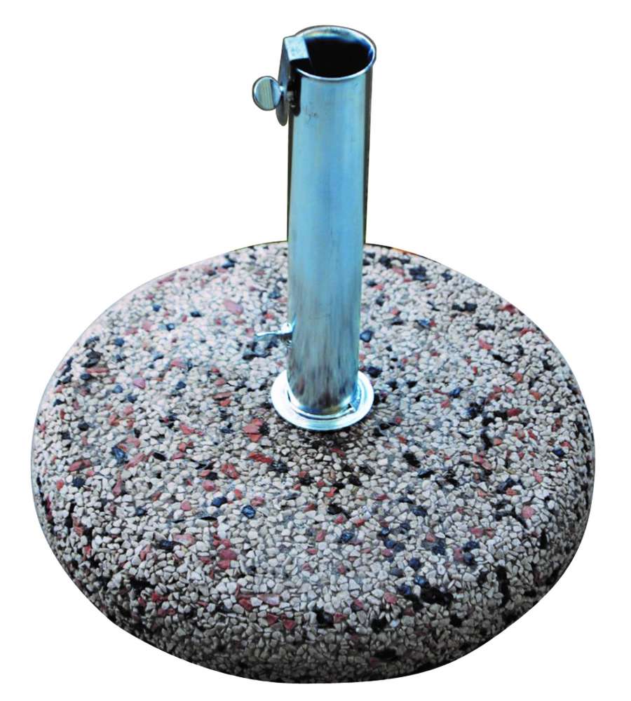 Base per Ombrellone in Graniglia - Tubo 45 mm - 25 kg
