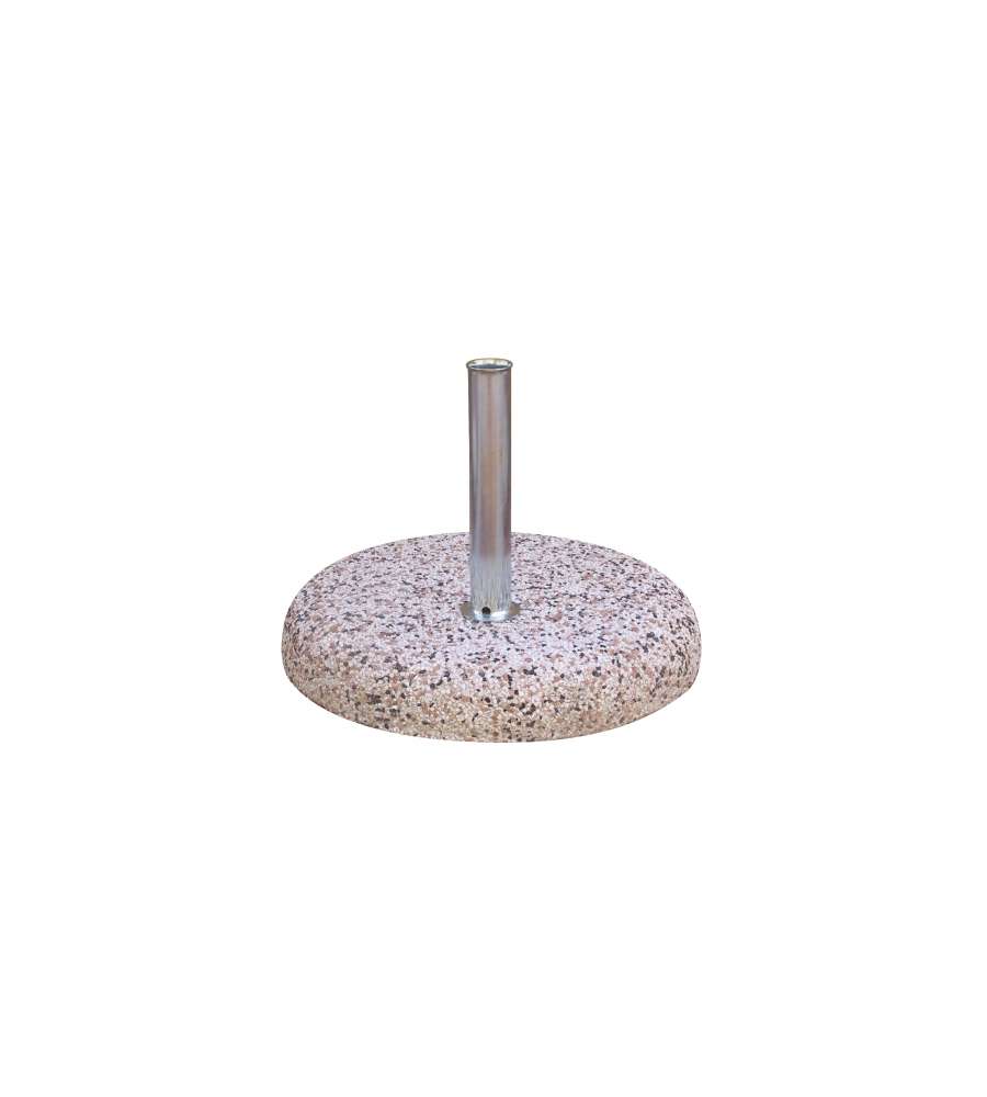 Base per Ombrellone Cantiere Tri Plok - Graniglia - 35 kg - 55 cm