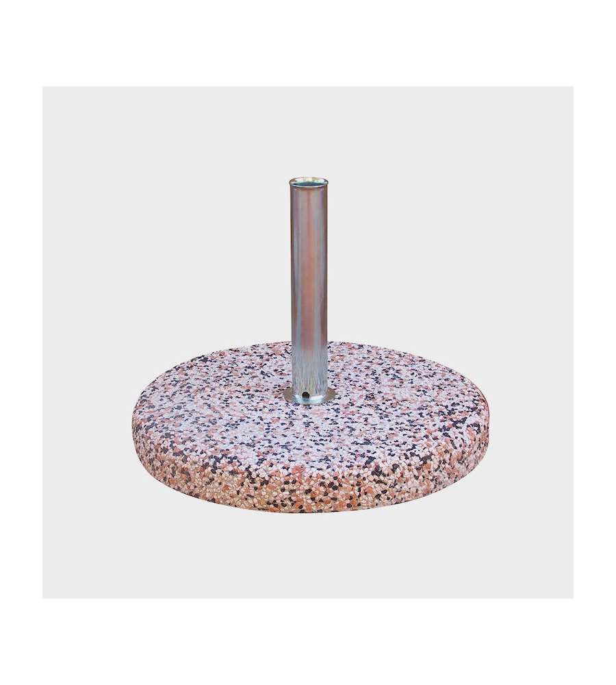 Base per Ombrellone Cantiere Tri Plok - Graniglia - 50kg - 60cm