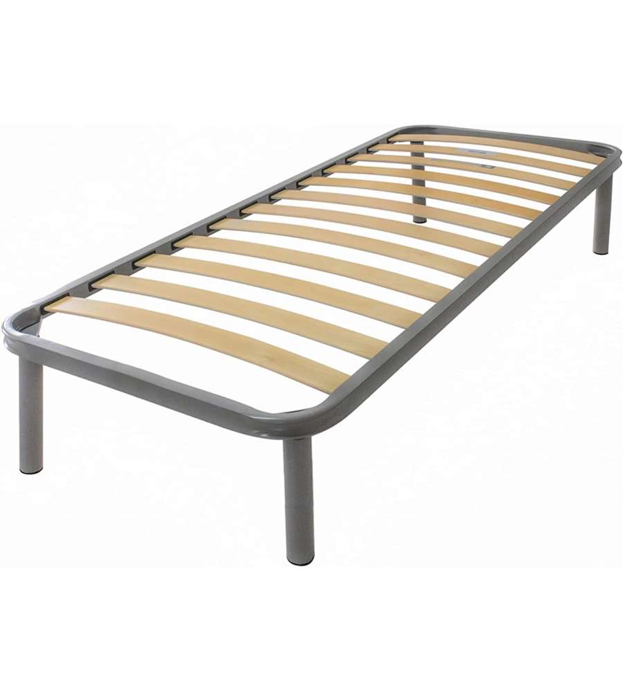 Rete letto ortopedica Marte - Doghe in legno di faggio, Antracite 80x190 cm
