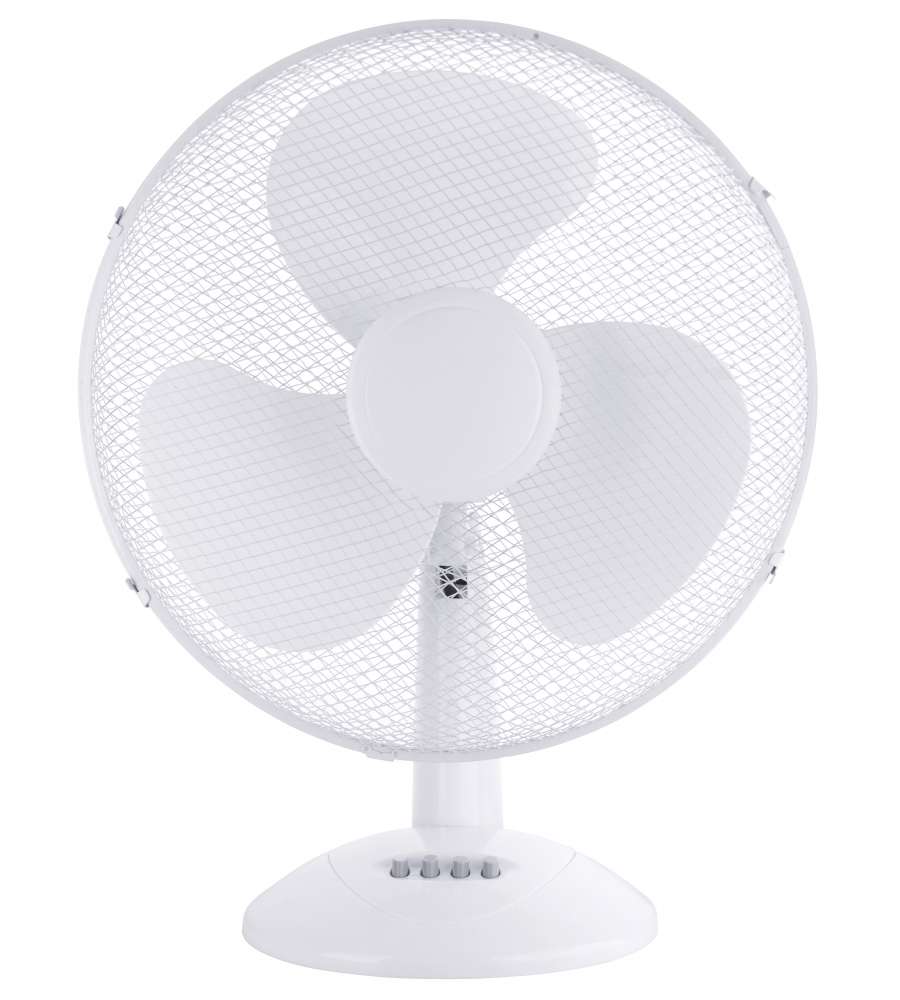 Dr.C. Ventilatore da Tavolo Bianco 45W - 40 cm 3 Velocit, Oscillazione Regolabile