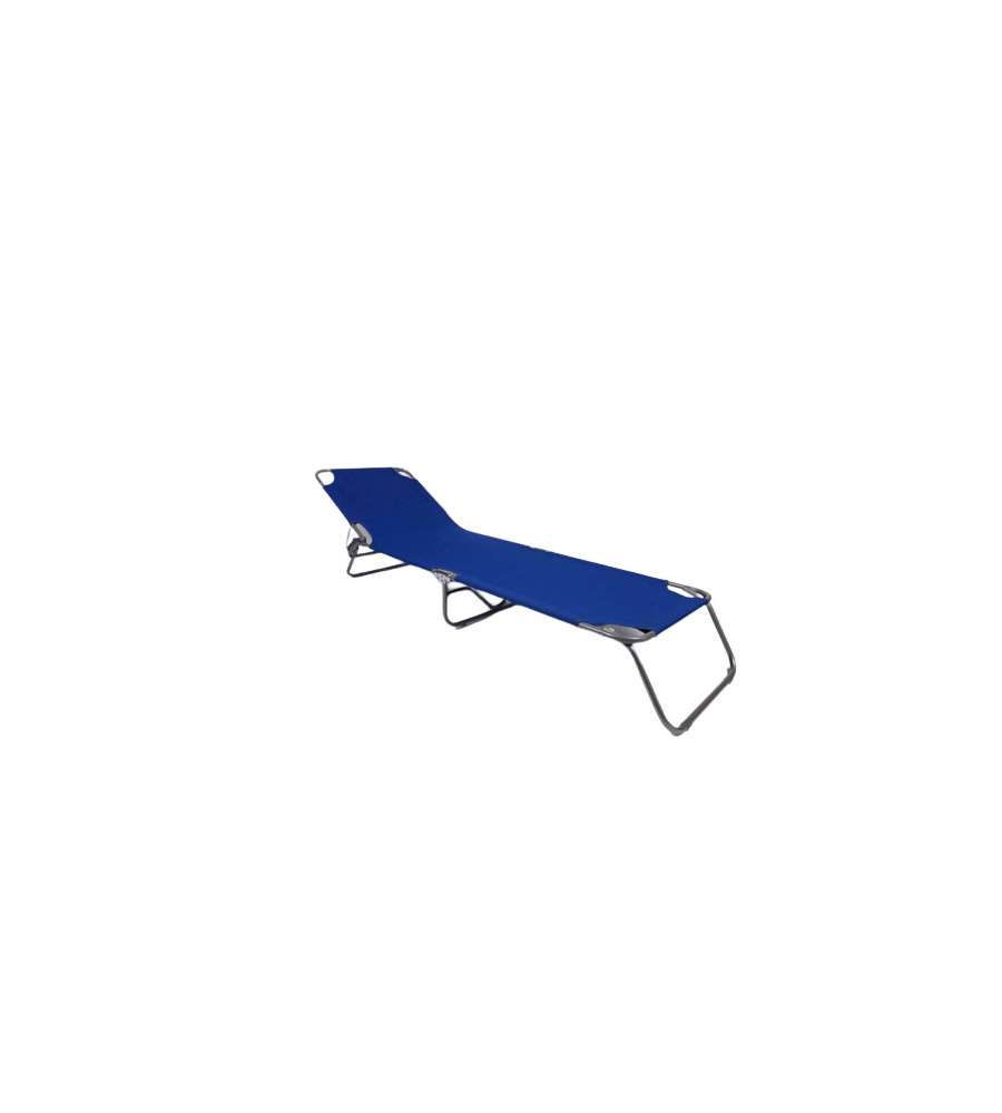 Lettino prendi sole richiudibile blu
