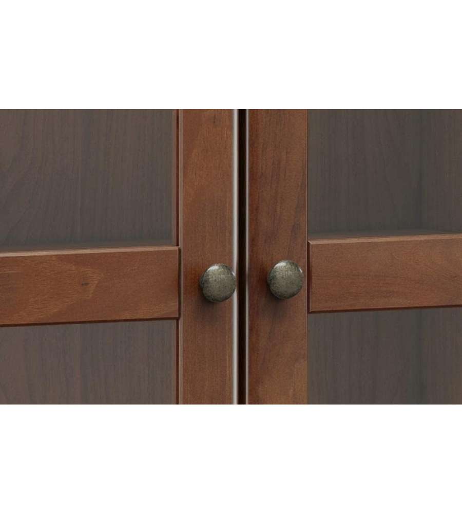 Domo Mea Credenza Imbuya in Pino Massiccio - 4 Ante e 2 Cassetti