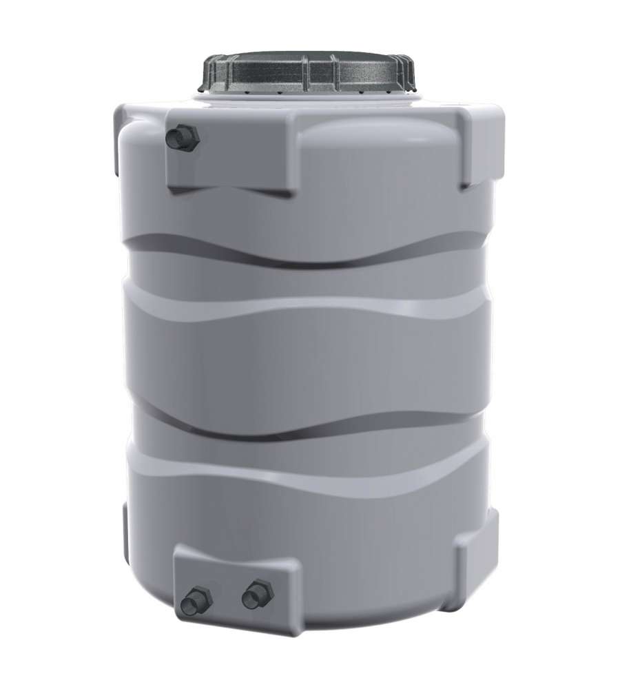 Serbatoio verticale in polietilene per riserva acqua NPA 1000 Litri - Altezza 221cm Diametro 80 cm
