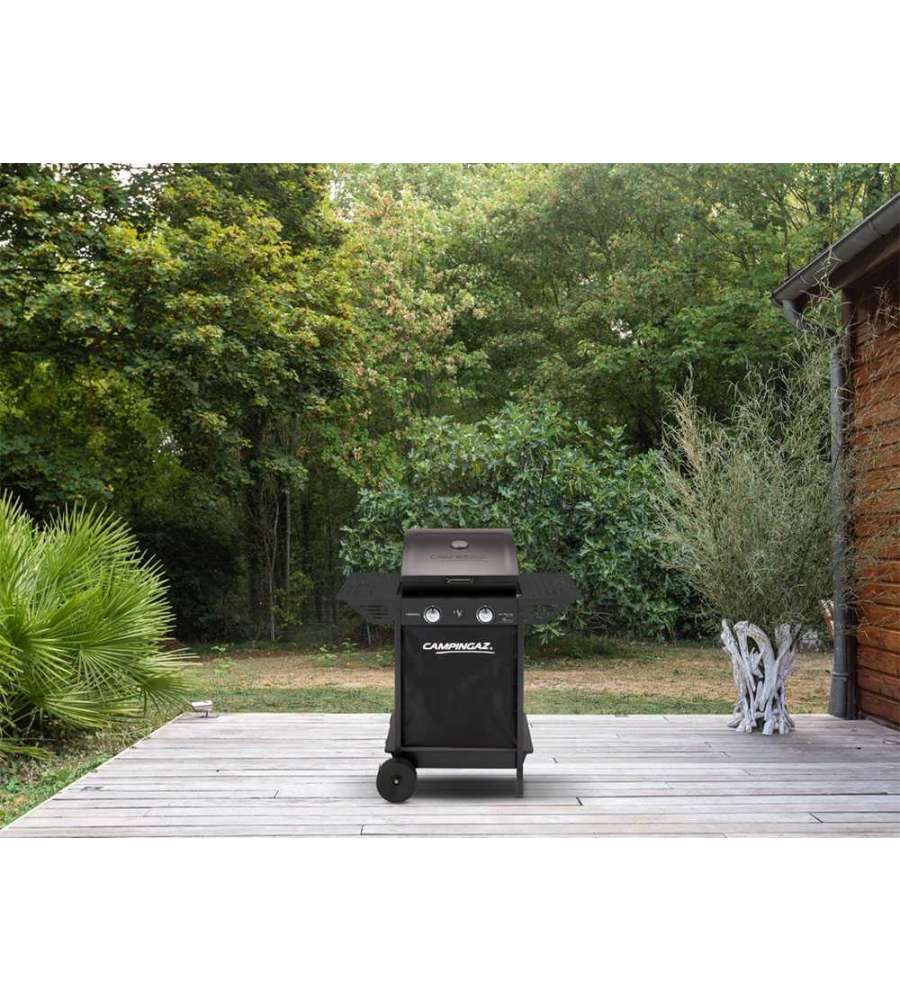 Campingaz Barbecue a gas 2 fuochi Xpert 100 L PLUS nero, 66.5x50x99 cm