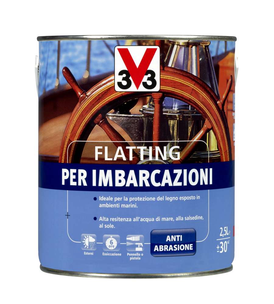 Flatting Vernice per imbarcazioni 2,5 l Brillante Ambrato