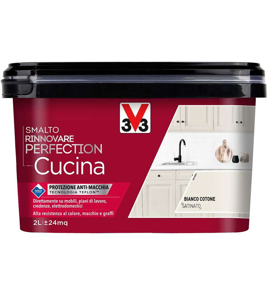 Smalto Rinnovare Cucina bianco cotone satinato 2L