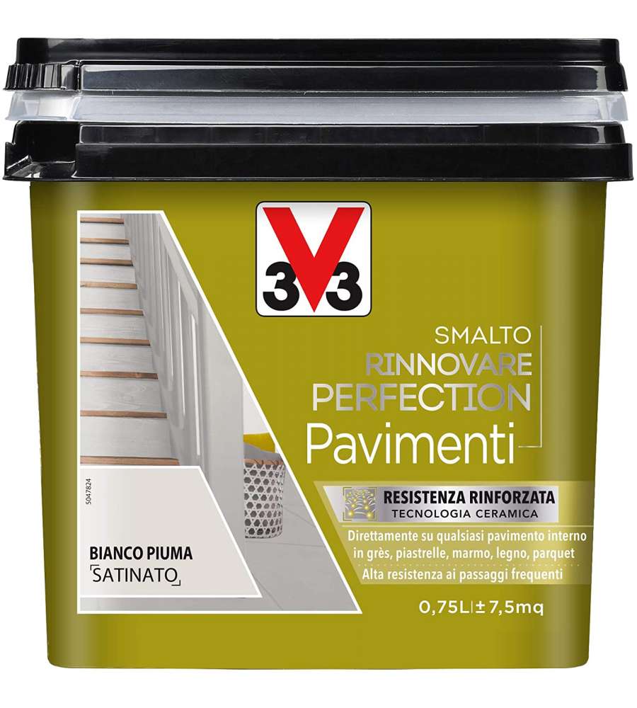 Smalto Rinnovare Perfection Pavimenti Bianco Piuma Satinato