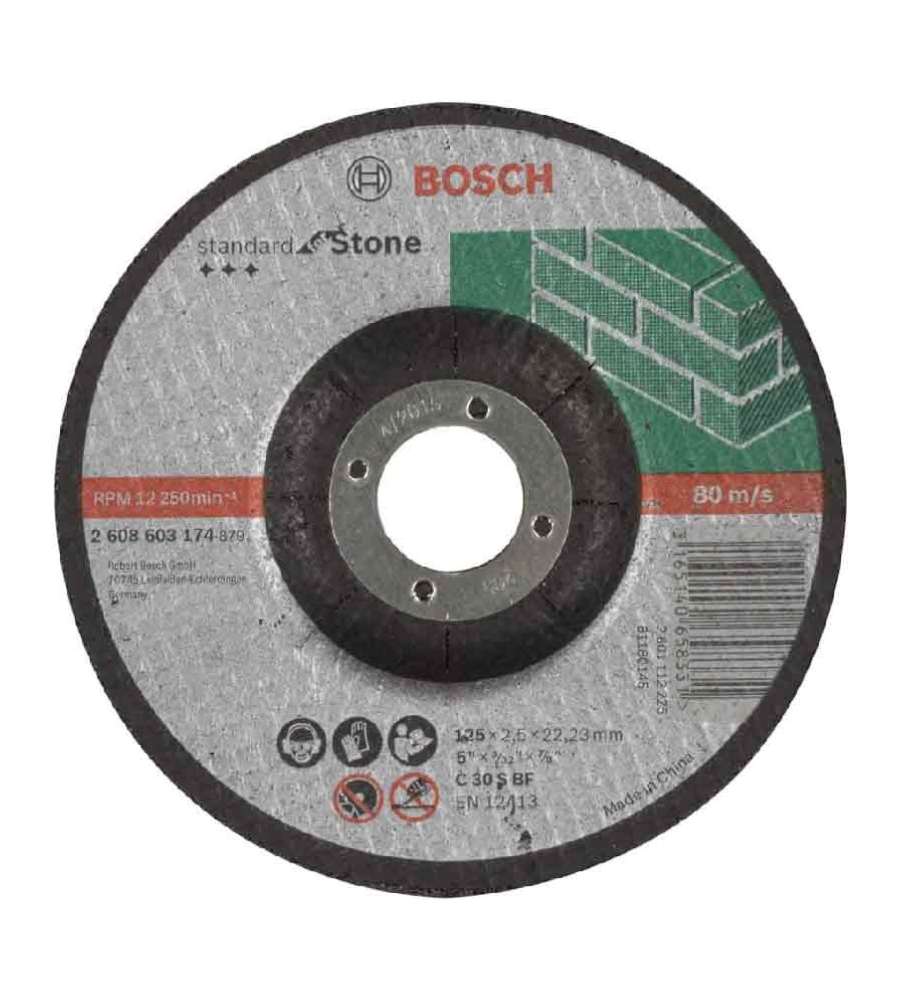 Disco da taglio con centro depresso 125 mm 1 pz Bosch Accessories 2608603174