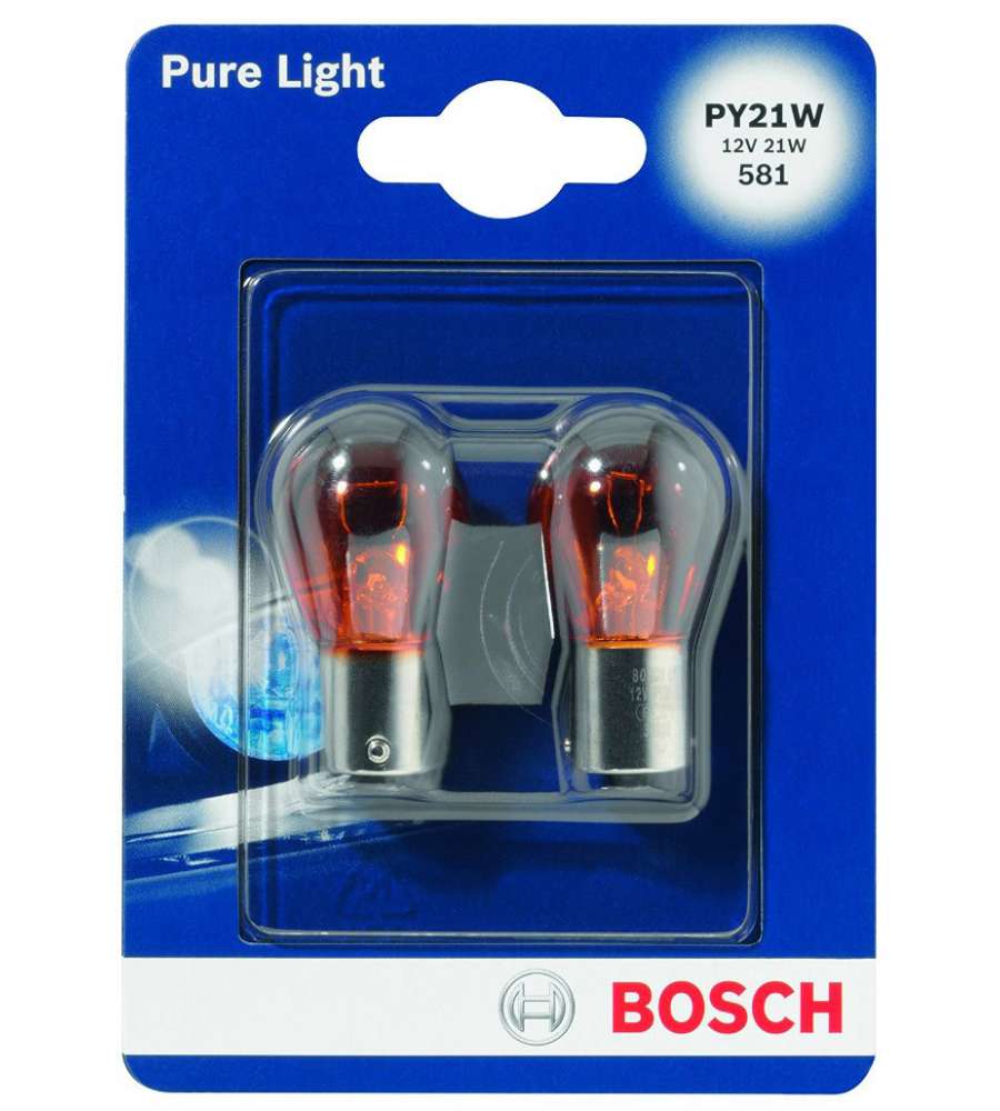 Coppia lampadine ausiliari Bosch PY21W