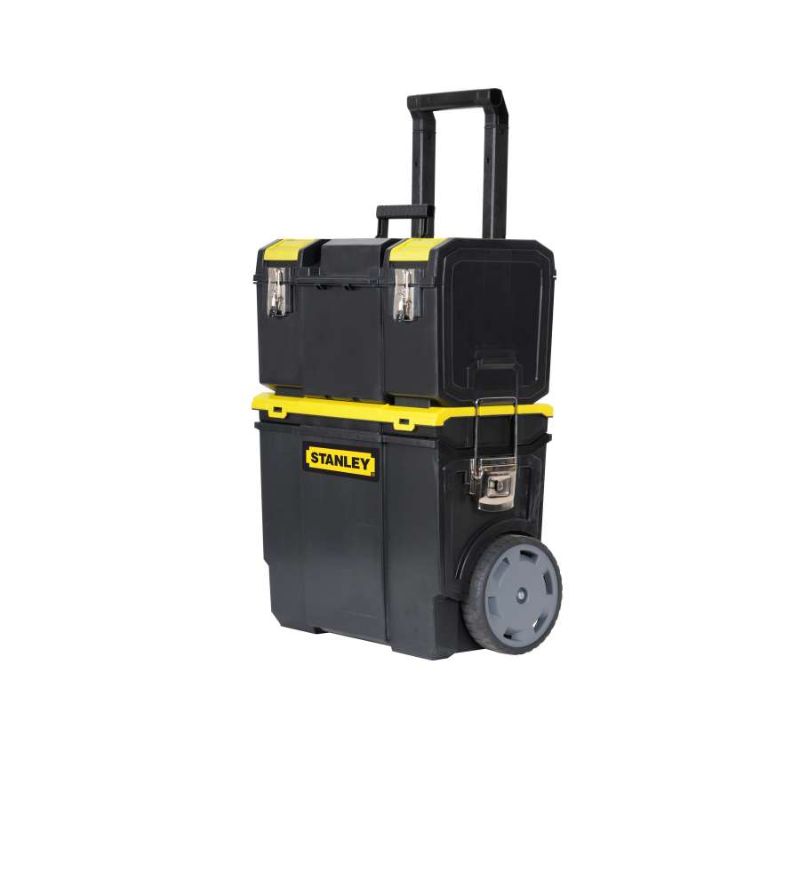 Stanley Cassetta da Lavoro Mobile 3-in-1 in Plastica Nera 1-70-326