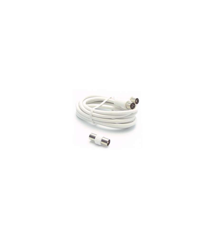 Prolunga Coassiale TV M/F 9,52 + Adattatore 2M