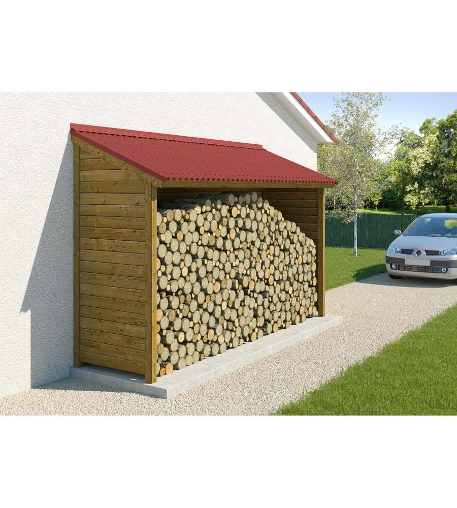 Onduline per Coperture Easyline - Lastra Ondulata in Fibra Bitumata Rosso 100 x 76 cm