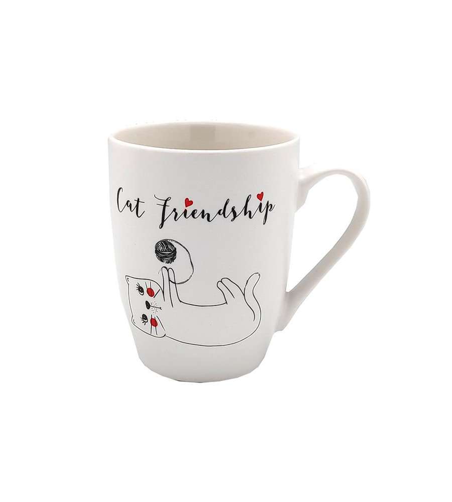 Tazza Mug Porcellana Gatti Cc 360 Kb8