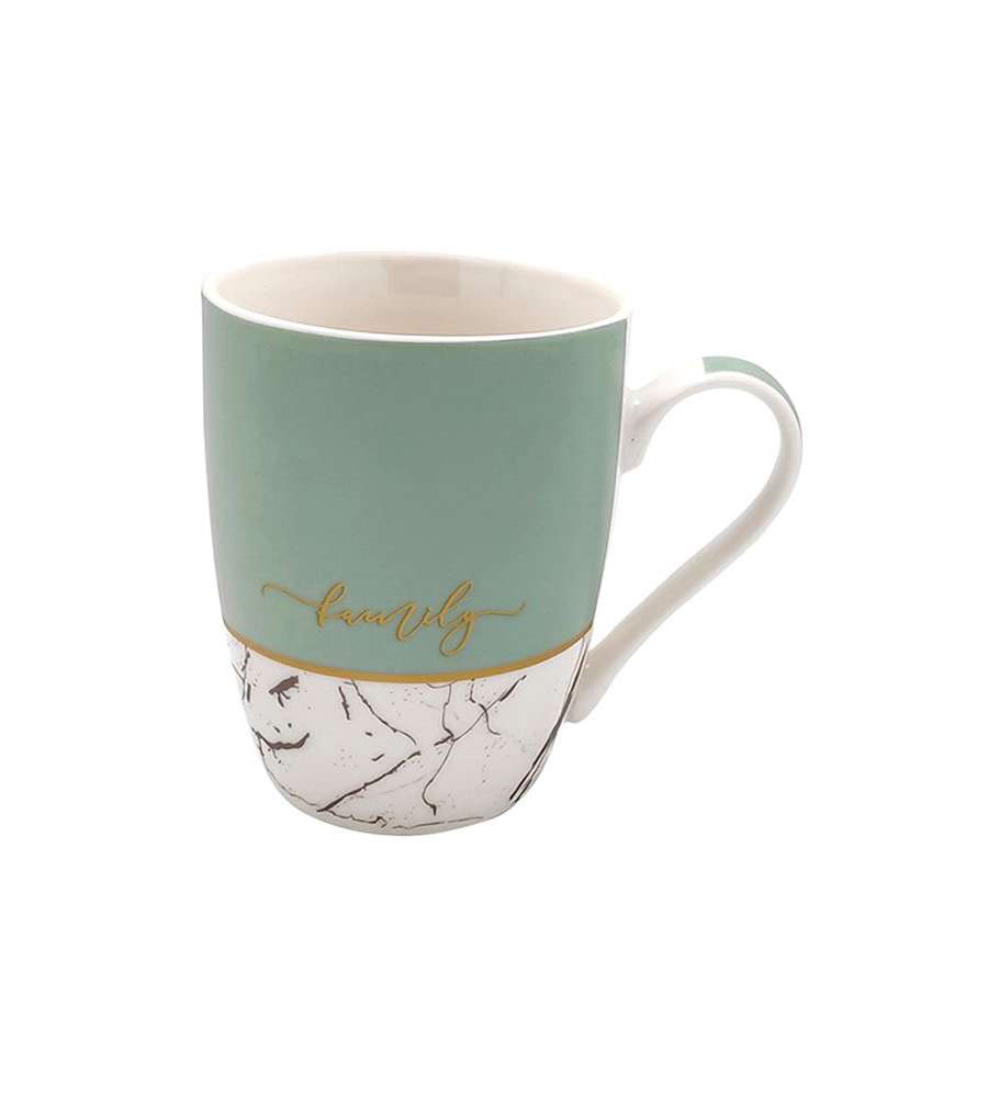 Tazza Mug Porcellana Marmo Cc 340 Kb8