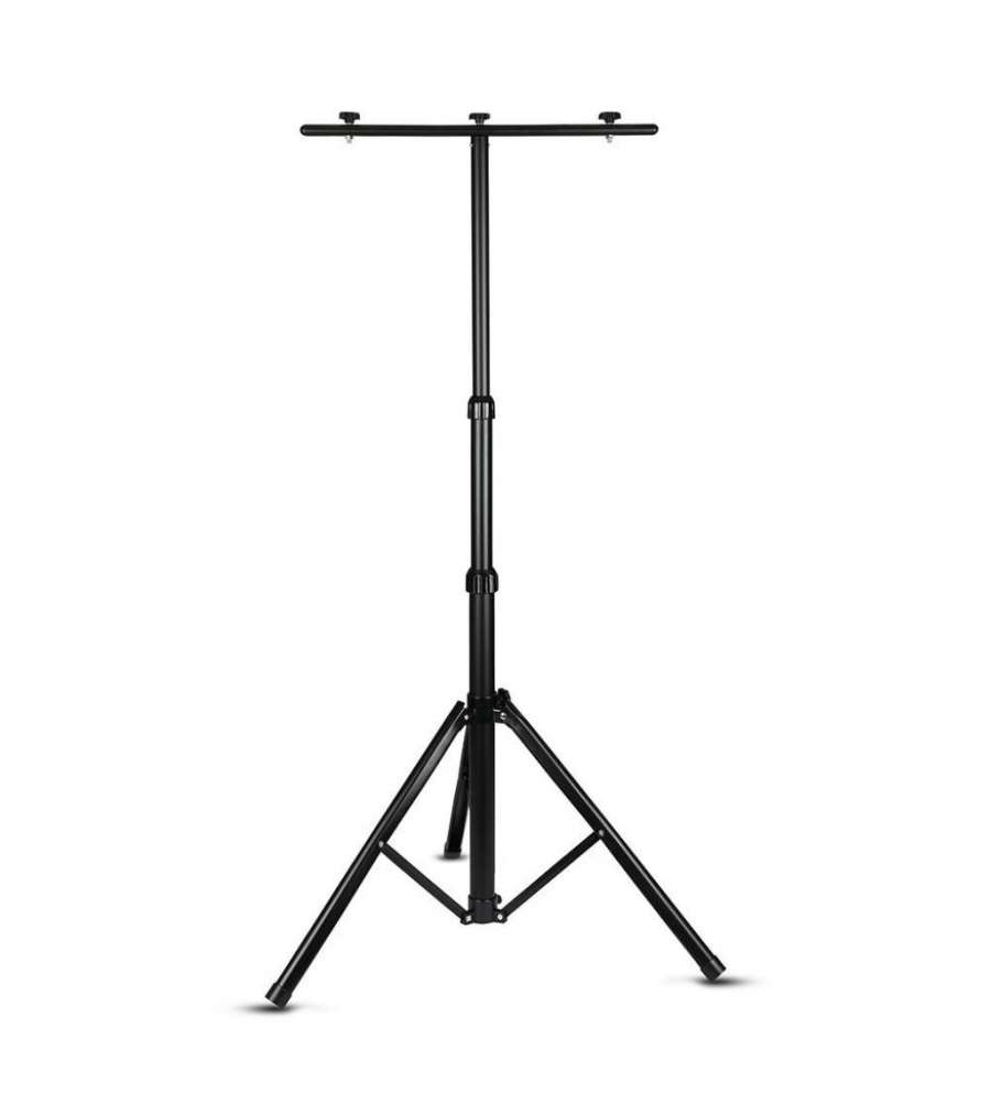 Supporto Treppiede in Alluminio per Fari LED Colore Nero