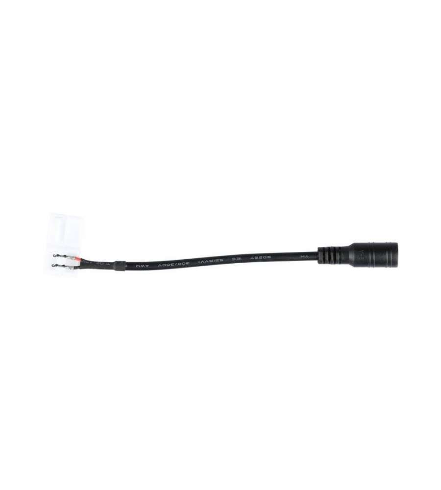 Connettore per Strip LED SMD5050 a 2 Pin con Jack 2,1 Femmina