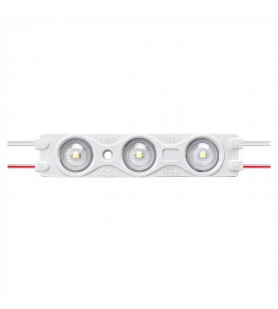 Modulo LED SMD2835 1,5W 12V 3 LED Rosso IP67