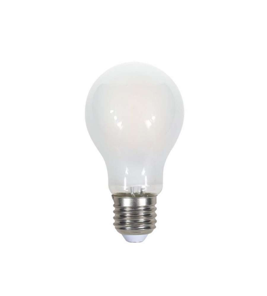 Lampadina LED E27 7W A60 Filamento Incrociato Satinato 2700K