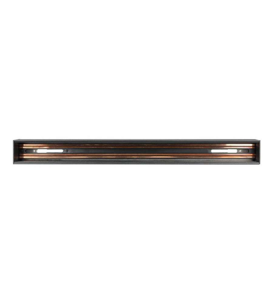 Binario per Faretti Magnetici Installabili a Superficie, a Sospensione o ad Incasso in Alluminio 100cm