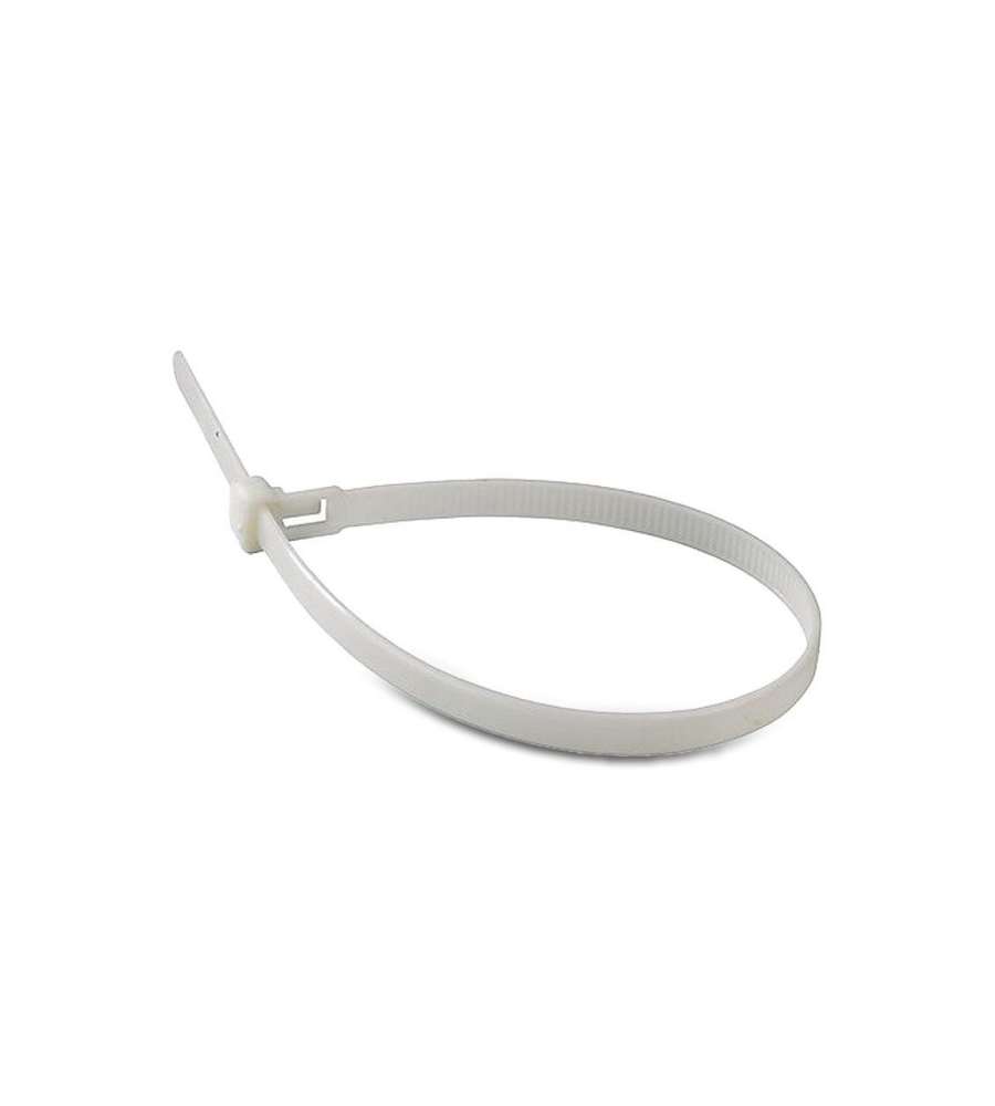 Fascetta per Cavi 3.5x150mm Colore Bianco (Confezione 100 pezzi)