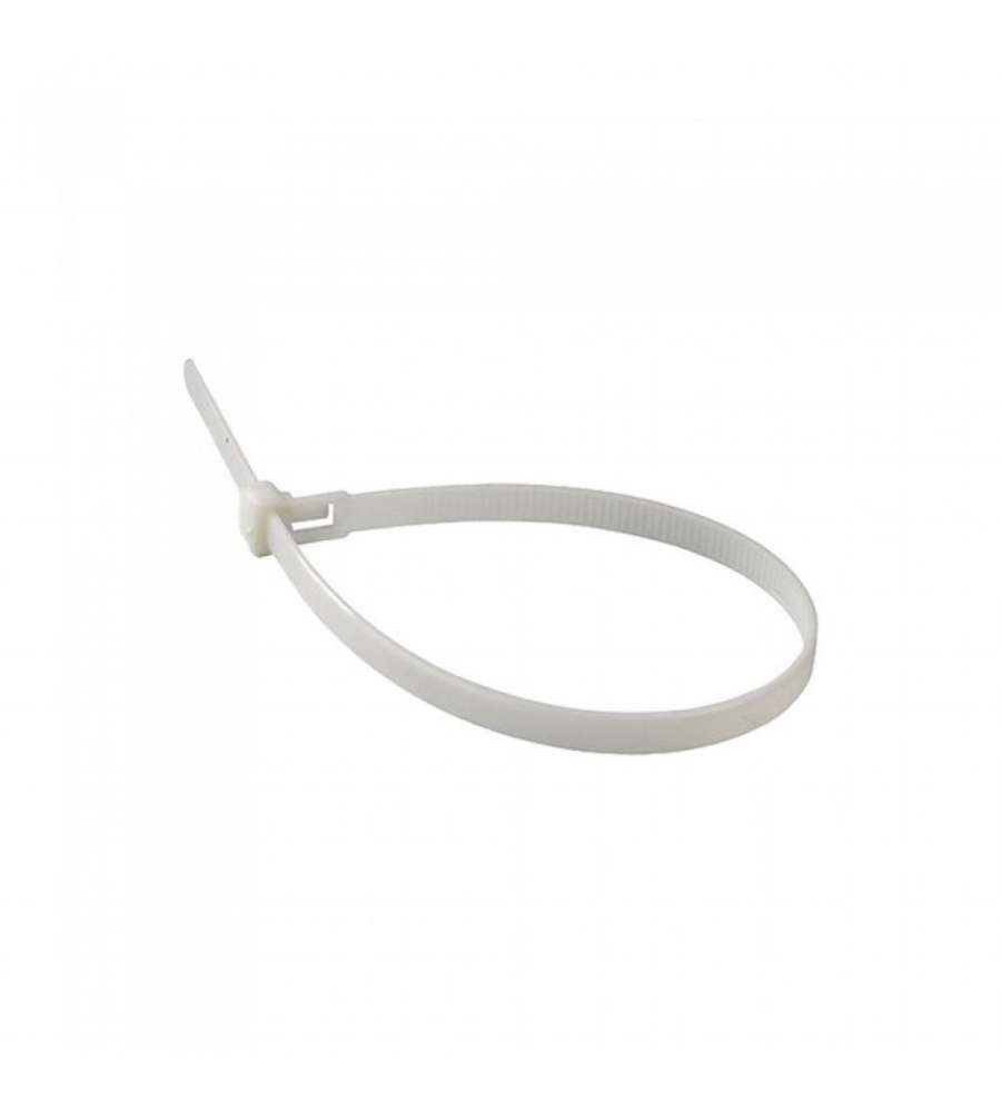 Fascetta per Cavi 4.5x350mm Colore Bianco (Confezione 100 pezzi)