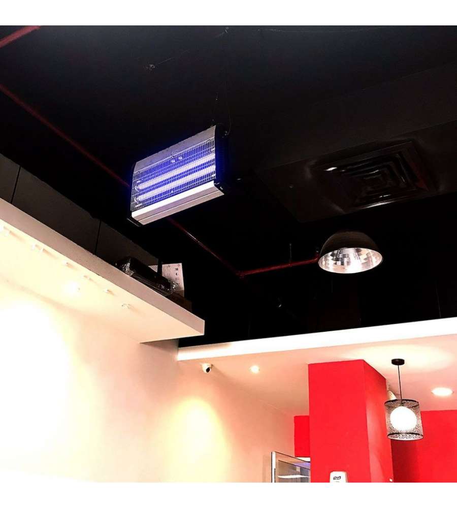 V-TAC Zanzariera Elettrica 20W con Tubi UV 40cm - Insetticida 80mq