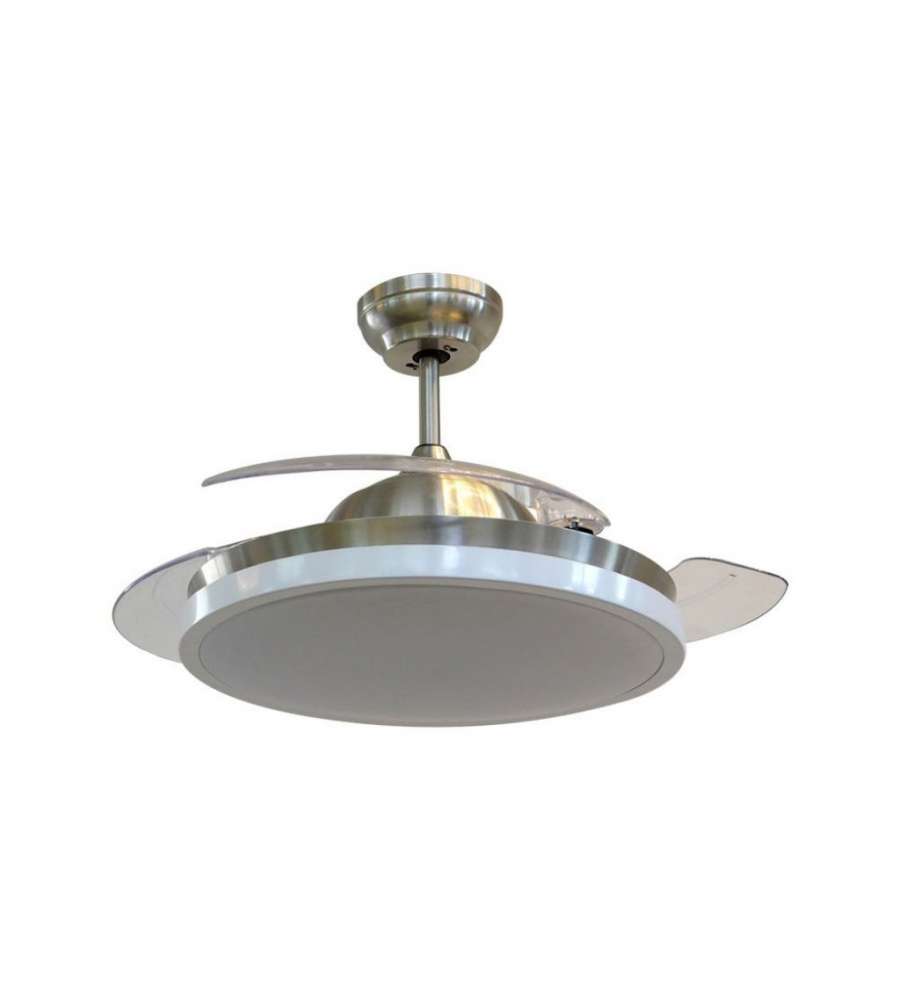 Ventilatore LED da Soffitto 30W 3 in 1 con Motore a Corrente Continua da 35W con Telecomando 3 pale