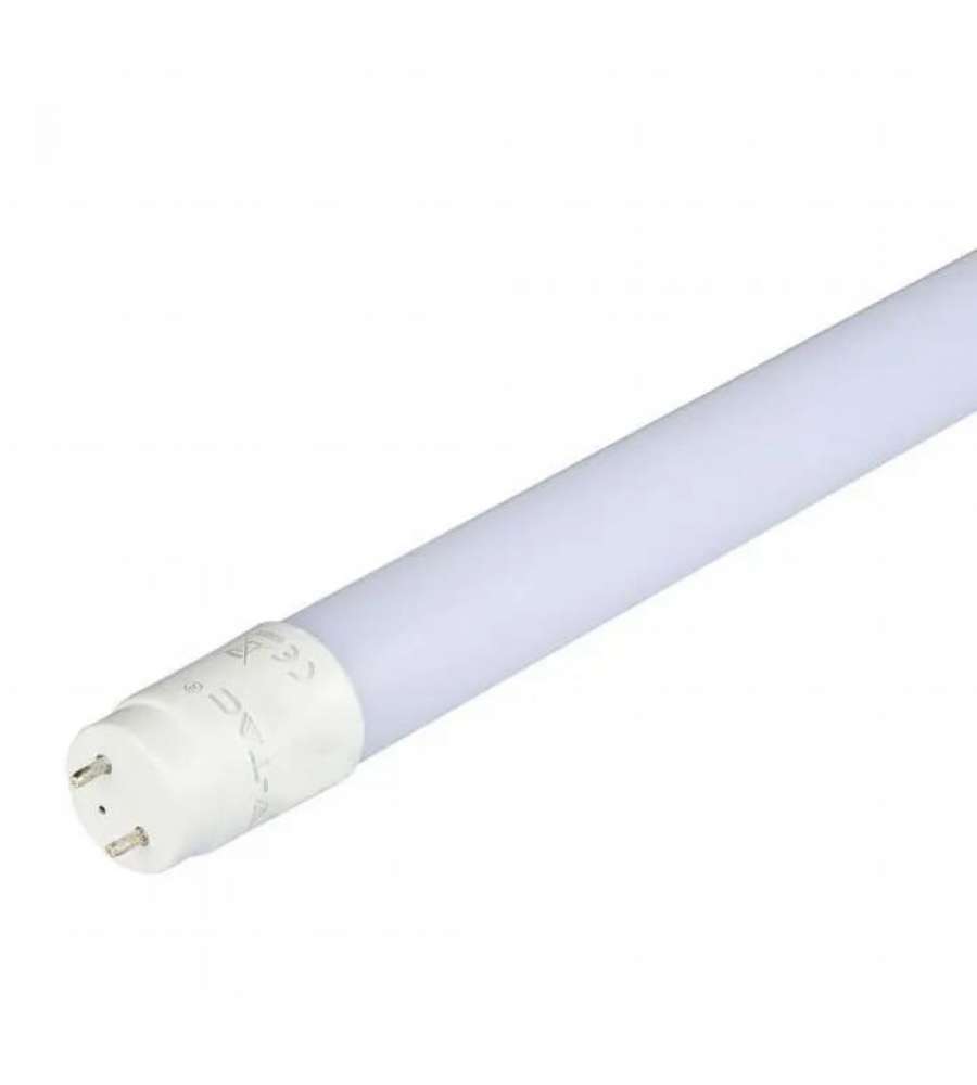 Tubo LED Chip Samsung T8 18W 100LM/W G13 120cm in Nanoplastica 4000K