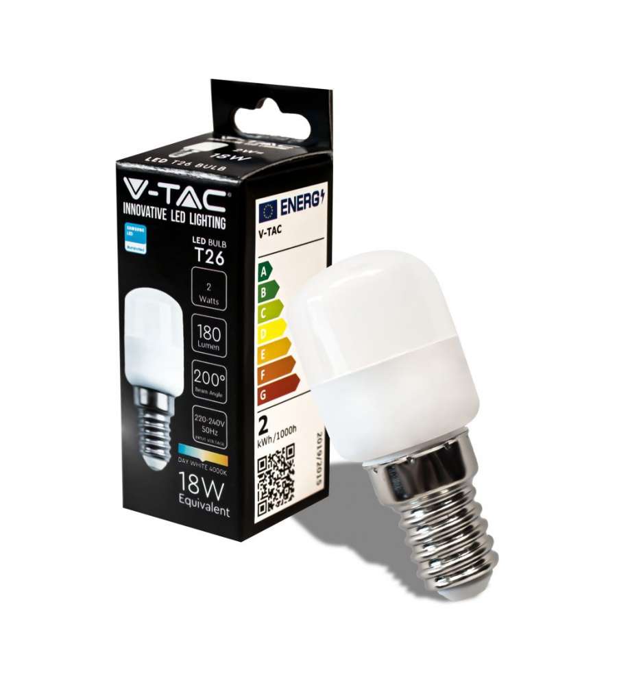 Lampadina LED Chip Samsung E14 2W ST26 4000K