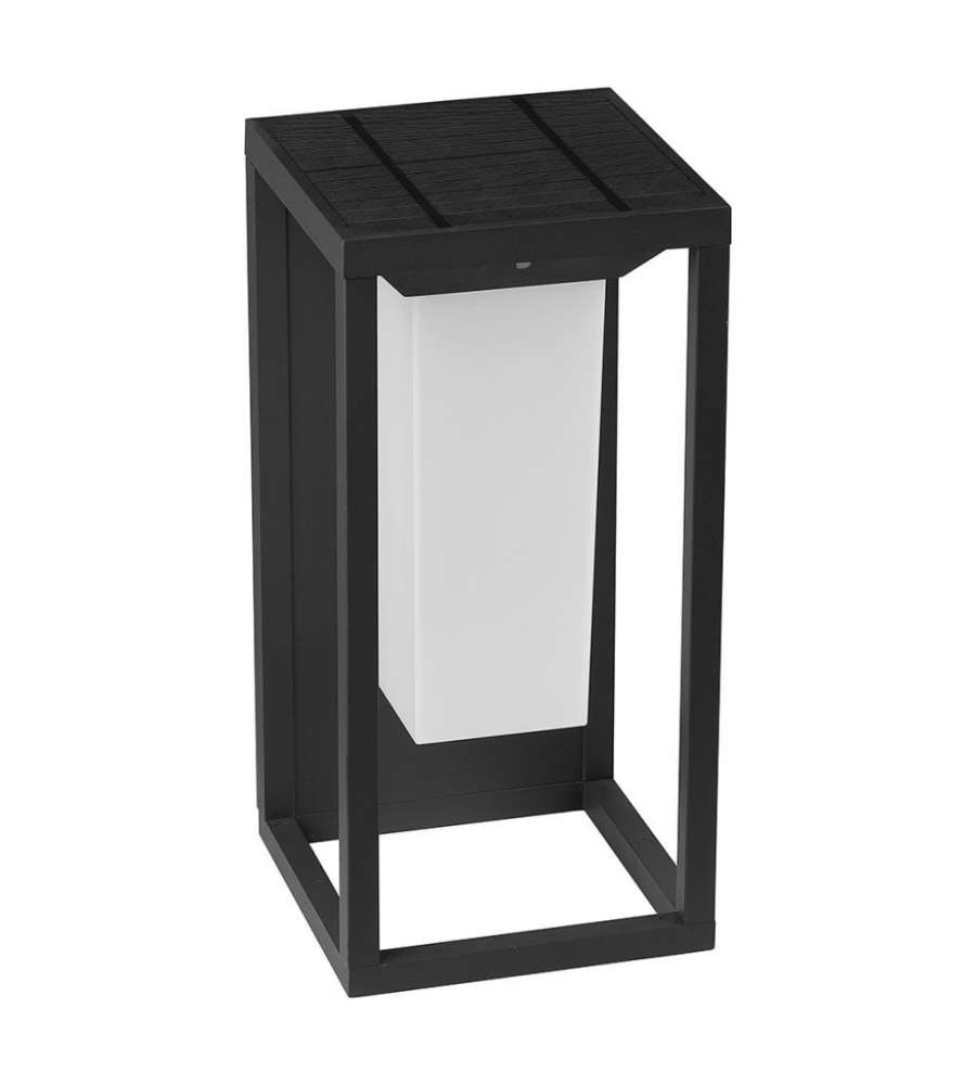 V-TAC Lampada Solare LED Chip Samsung da Muro Esterno 2W Rettangolare Sensore di Movimento Crepuscolare 3000K 29cm