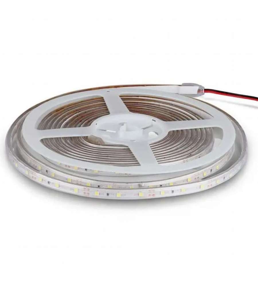 Strip LED SMD3528 5W/m 5m 60 LED/m Rosso 12V IP65 8,8mm