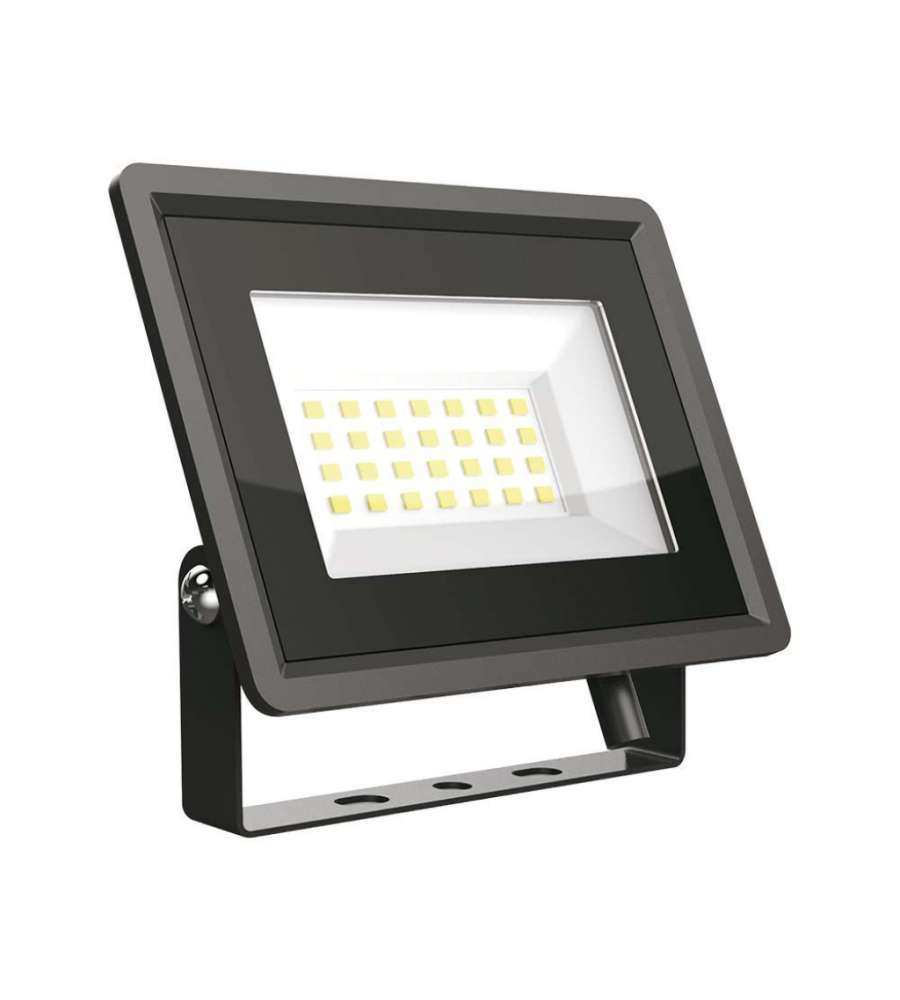 V-TAC Faro LED SMD 20W F-Series, Driver IC Integrato Colore Nero 6400K IP65