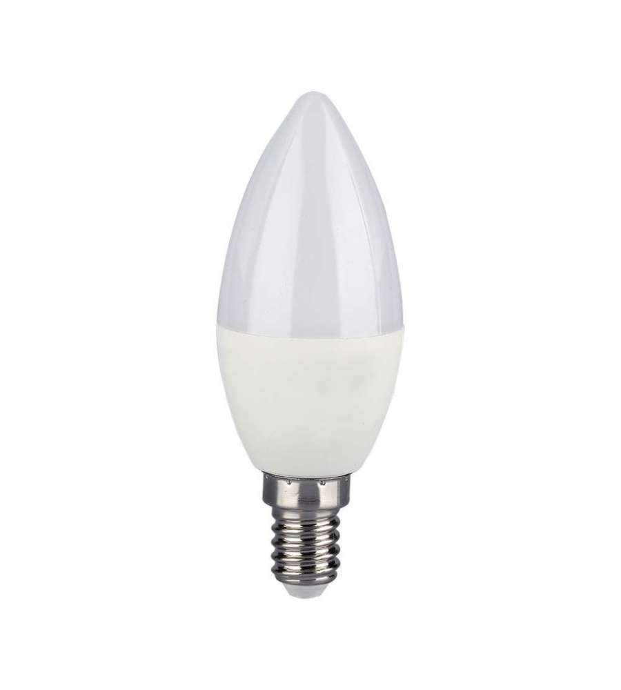 V-TAC Lampadina LED E14 4,5W a Candela Compatibile con Google Home e Amazon Alexa RGB e 3 in 1 Dimmerabile