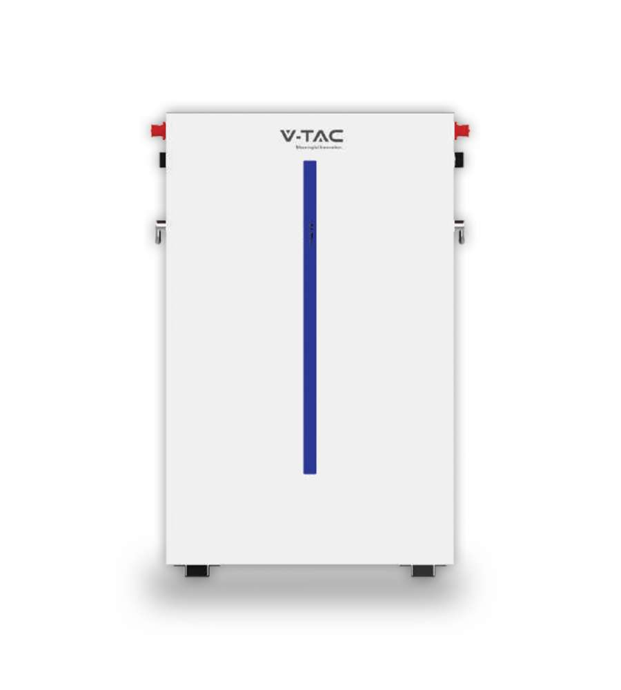 V-TAC Batteria di Accumulo 6kWh LFP BMS Integrato da Esterno IP65 Garanzia 10 Anni