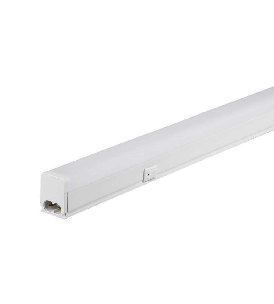 V-TAC Plafoniera LED Chip Samsung Lineare 7W 60cm Raccordabile con Interruttore 4000K