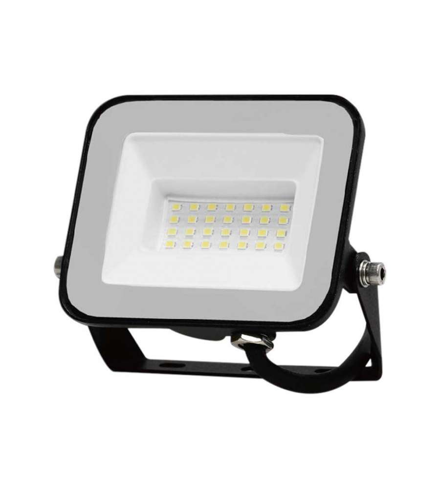 V-TAC Faro LED SMD Chip Samsung 20W Colore Nero 6500K IP65