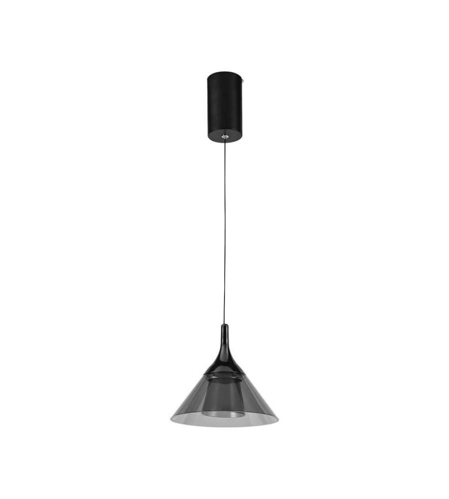 V-TAC Lampadario LED a Campana 9W 19.5*17.5*100Cm Colore Nero 3000K
