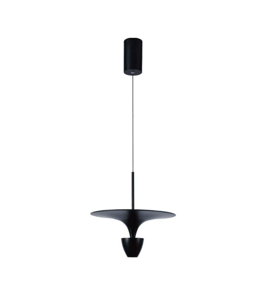 V-TAC Lampadario LED 9W dal Design Moderno 30*320*100Cm Colore Nero 4000K
