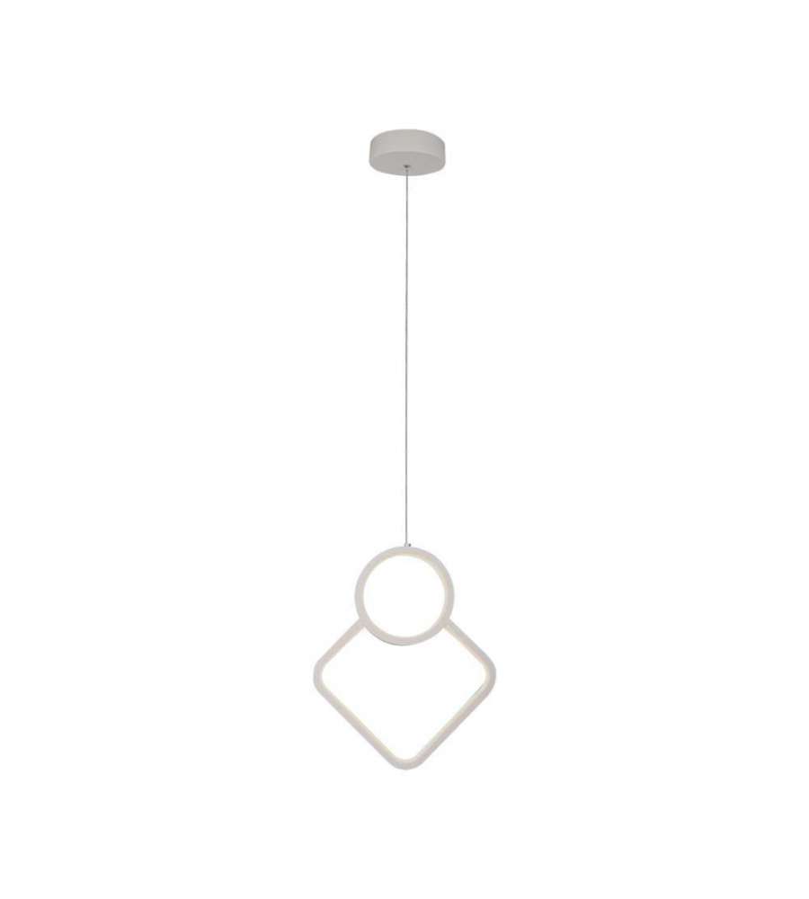 V-TAC Lampadario LED a Sospensione 12W Design Moderno 280*1800mm Regolabile Bianco 4000K