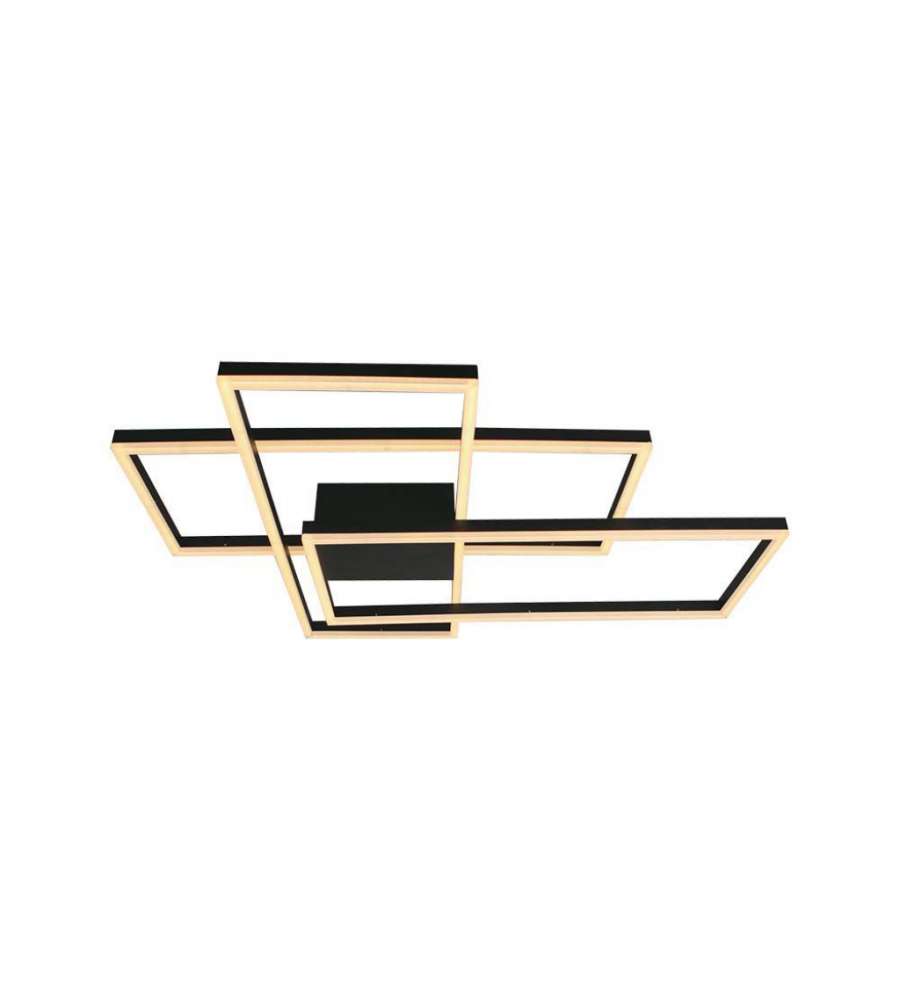 V-TAC Lampadario LED 47W 90*67*9cm dal Design Moderno Colore Nero Dimmerabile 3000K