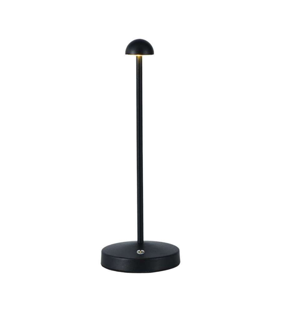V-TAC Lampada LED da Tavolo 1.6W 105*295mm Colore Nero ricaricabile con USB C Touch Dimmerabile 3in1