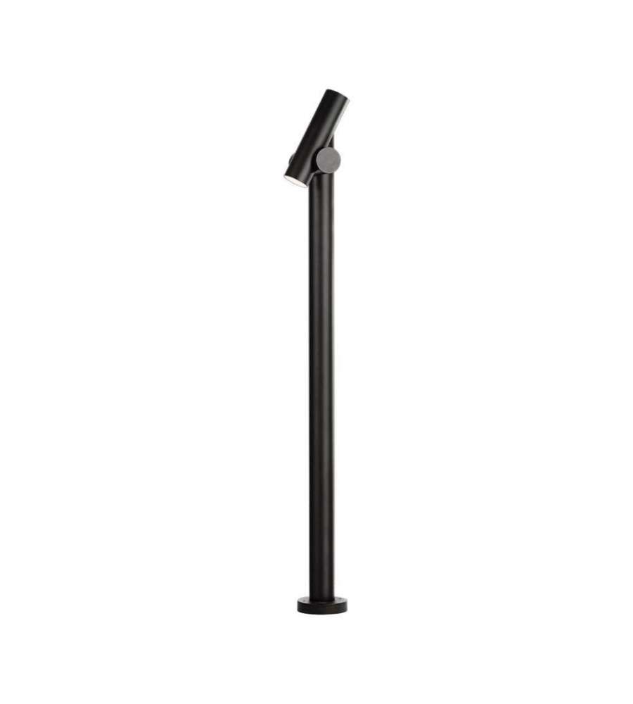 V-TAC Faretto LED Doppio bidirezionale da Terra 2*2,6W Colore Nero 129*159*1000mm 3000K IP44