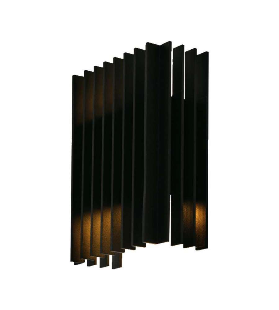 V-TAC Lampada LED da Muro 2*6W 141*65*200mm Colore Nero Ruotabile 3000K IP65