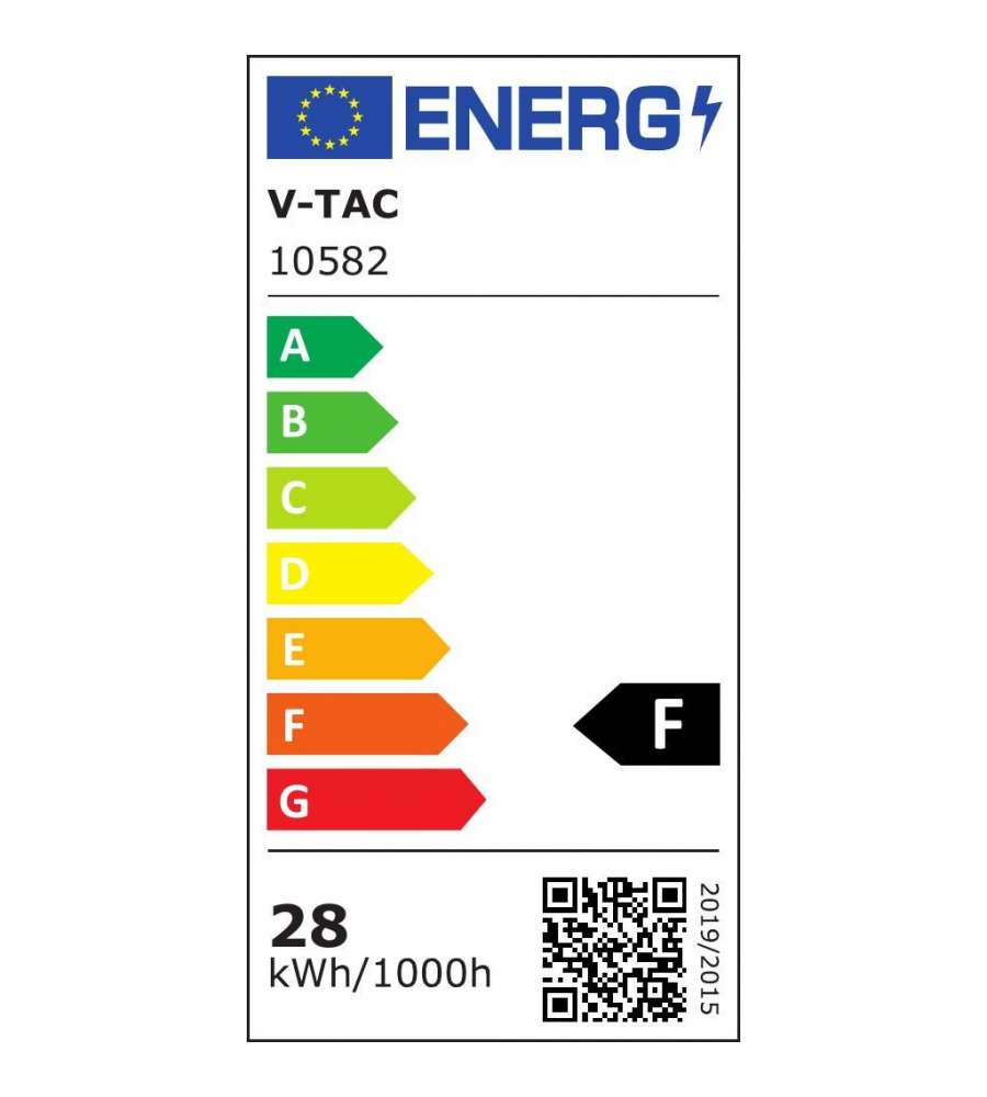 V-TAC Faretto LED COB da Incasso Rotondo 30W 200*58mm Colore Nero 3in1