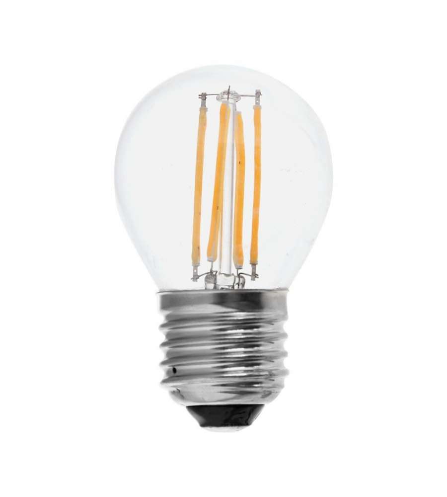 V-TAC Lampadina LED E27 6W 100LM/W G45 Filamento 6500K