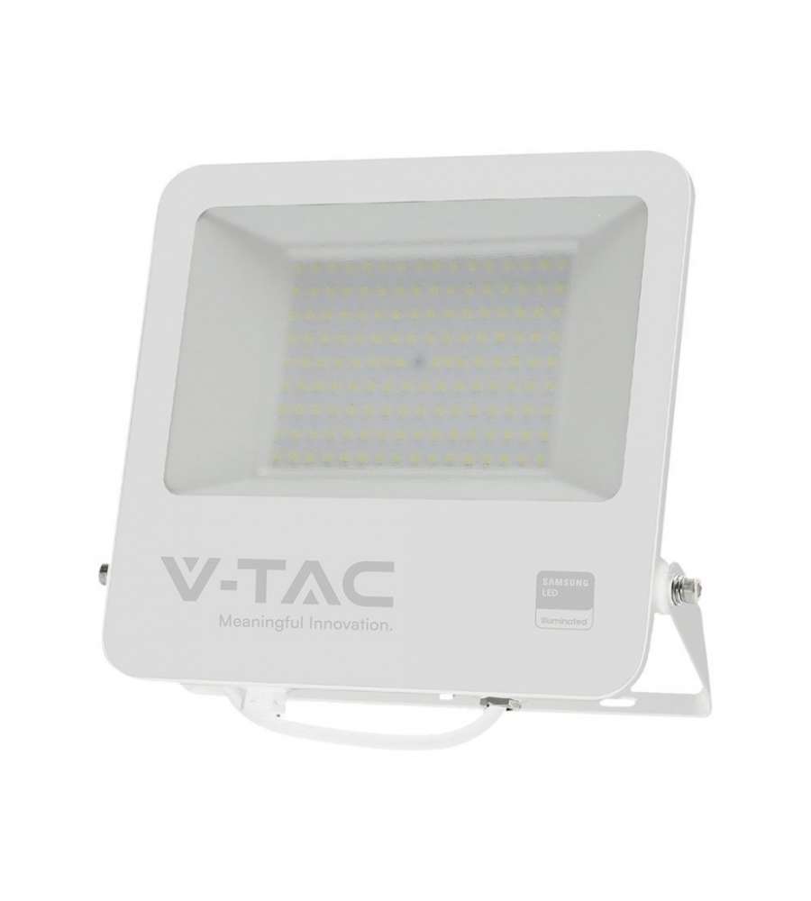 V-TAC Faro LED SMD Chip Samsung 100W Cavo 1m Colore Bianco 6400K IP65
